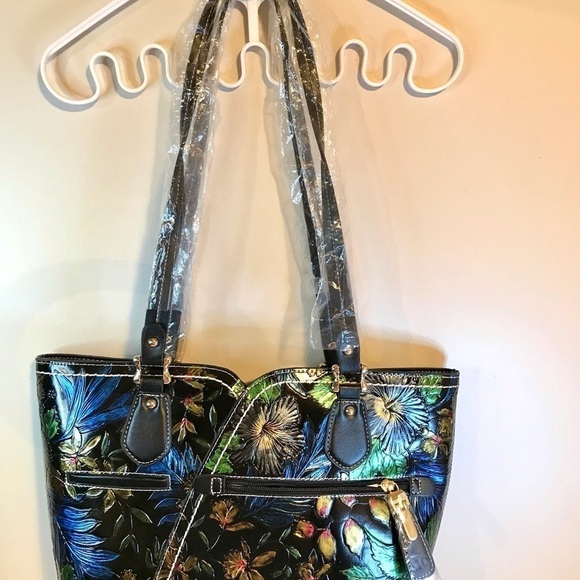 🌙🔥3xHP🔥 NWT ONE OF A KIND BEAUTIFUL LEATHER&HAND PAINTED PURSE-WEARABLE ART! - Picture 3 of 13